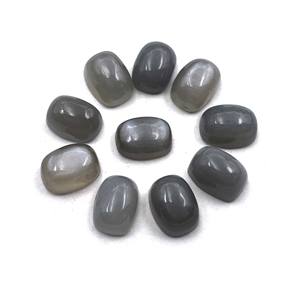 Piedra Lunar Gris Natural, Corte Cojín, Cabujón de 5-20 mm para Joyería Hecha a Mano, Certificada por IGI - Product Image 3