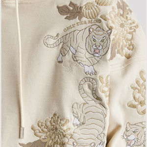 เสื้อฮู้ดดี้ปักลายผู้ชาย สวมใส่สบาย ทันสมัย ไม่ยับ ขายดี คุณภาพสูง ผ้าฝ้าย 100% สำหรับฤดูหนาว ผลิตตามสั่ง - Product Image 3