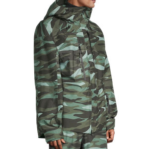 Traje Cortavientos Clásico de Invierno con Capucha, Diseño Casual con Patrón Sólido para Mayor Comodidad, Forro Suave y Construcción Resistente a la Intemperie - Product Image 3