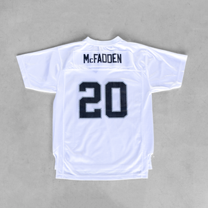 Vente en gros sur mesure de maillot de football américain rétro en maille entièrement imprimé par sublimation short de style streetwear surdimensionné - Product Image 2