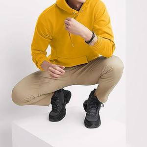 Sudaderas con Capucha Gruesas de Algodón para Hombre, Estilo Básico, Personalizables con Logotipo, Hombros Caídos, Térmicas - Product Image 5