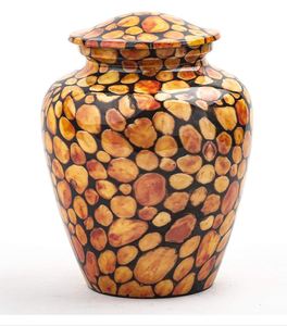 Urnes de crémation pour humains et animaux de compagnie Cendres Urne de crémation décorative bleue pour enterrement funéraire ou urne commémorative pour adultes BY AYAANS - Product Image 3