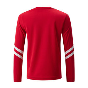 Camiseta de Rugby de Manga Larga de Alta Calidad, Superventas, con Mangas a Rayas de Color en Contraste para Hombre - Product Image 5