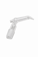 Adaptateur inclinable MAYALAB en verre borosilicate transparent de haute qualité pour laboratoire laitier OEM 1ml/5/10ml Garantie 1 an