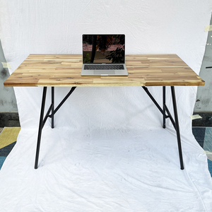 Argon 120x60cm Folding <b>Desk</b> Modern Minimalist <b>Foldable</b> Melaleuca Wood Office Furniture for Bedroom Study Meeting Model SPD68161 - Product Image 5