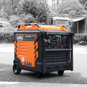 NEW-GENMAXS générateur de carburant double portable 7250W super silencieux avec démarrage automatique et à distance prêt à être expédié
