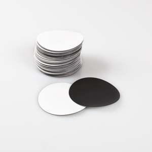 Parti tagliate in foglio magnetico Ø85mm - 50 pezzi nel set - Product Image 1