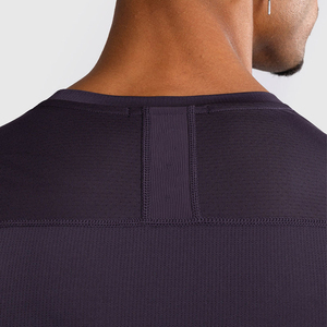 Chemise de compression à manches longues athlétique coupe ajustée pour l'entraînement chemise de compression pour hommes haut de sport de contrôle de l'humidité à séchage rapide - Product Image 5