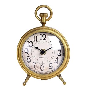 Horloge en laiton, horloge décorative en métal pour la maison, le bureau et l'affichage intérieur classique - Product Image 1