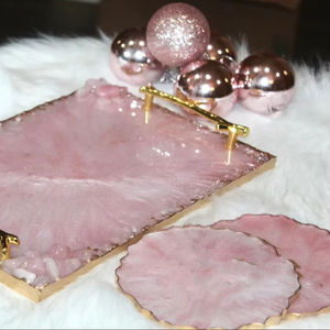 Handcrafted Elegant Angel Style Resin <b>Vanity</b> Tray <b>Makeup</b> Organizer for Everyday Use - Product Image 1