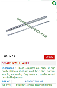 ที่ขูดพร้อมที่จับ GS 1465สำหรับเครื่องมือเครื่องประดับ-เครื่องมือเครื่องเพชรพลอย - Product Image 2