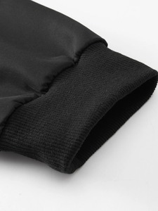 แจ็คเก็ตนักบินผู้ชายใหม่เสื้อกีฬาสีทึบมีซิปสำหรับฤดูใบไม้ผลิและฤดูใบไม้ร่วงแฟชั่นลำลองแบรนด์ใหญ่ - Product Image 4