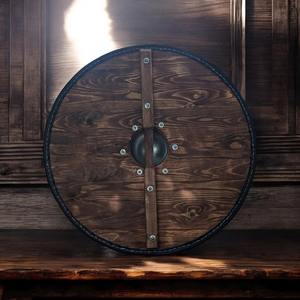 Auténtico escudo Loth último diseño medieval hecho a mano cuchillos vikingos acero de alto carbono mejor fabricante OEM grado personalizable - Product Image 2