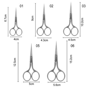 กรรไกรสแตนเลสแบบเรียบง่ายสำหรับงานปักผ้า เย็บผ้า ตัดด้าย ตัดเข็ม งานฝีมือ เครื่องประดับ DIY - Product Image 5