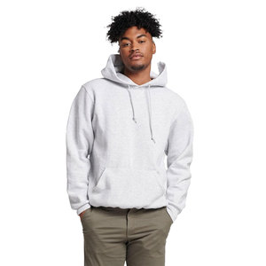 Hombres 100% algodón 500 GSM en blanco pesado peso sudadera gruesa impresión personalizada Logo Drop Shoulder Flock Hoodies para hombres mujeres - Product Image 2