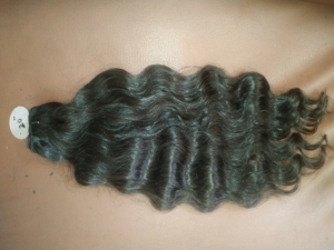 20 "pulgadas Compre 100% tramas de cabello ondulado indio crudo - Product Image 6