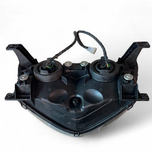 Phare avant complet d'origine Yamaha Majesty 400 2005 pour motos, en plastique et aluminium, 12V - Product Image 2