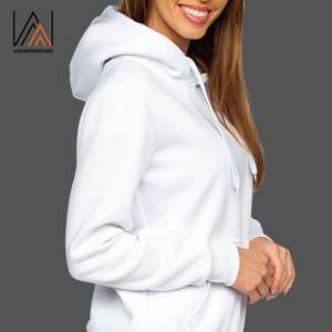 <b>Women's</b> Cotton Pullover <b>white</b> Hoodie Custom plain Embroidery Private Label Oversized top best Heavyweight <b>Sweatshirt</b> and hoodies - Product Image 6