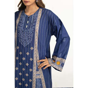Ensemble décontracté d'été IUSTKSD-2103 en tissu imprimé avec broderie, 3 pièces - Product Image 2