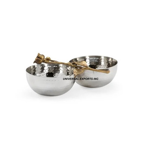 Steel <b>Chocolate</b> Bowl Round Shape Designer New Sweet Bowl Top Selling Wholesale <b>Fancy</b> new <b>Chocolate</b> bowl - Product Image 2
