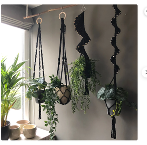 Customized Macrame Plant Hanger for <b>Wall</b> and Window Decoration - Product Image 2