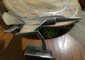 Gương Đánh Bóng Đúc Nhôm Máy Bay Mô Hình Trang Chủ Trang Trí Điêu Khắc Máy Bay Phản Lực Máy Bay Hải Lý Thủ Công Mỹ Nghệ Kim Loại Máy Bay Phản Lực Máy Bay Chiến Đấu Máy Bay - Product Image 4