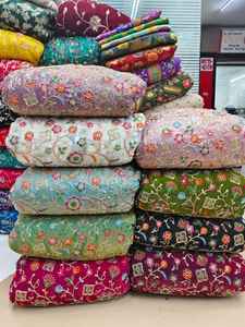 ผ้าเฟนดี้เนื้อนุ่มปักลาย สำหรับชุดแต่งงาน ของตกแต่งบ้าน ผ้าเฟนดี้สไตล์หรูหรา ผ้าไม่ทอสำหรับเฟอร์นิเจอร์สุดหรู สำหรับเด็กชายและเด็กหญิง - Product Image 2