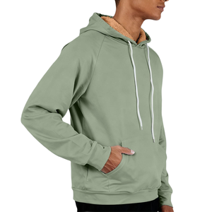 Sweat à capuche en coton mélangé pour homme, de haute qualité, décontracté pour l'hiver, avec logo sur le devant, dernier design, tendance, uni, streetwear - Product Image 4