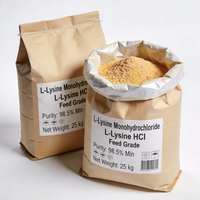 Chlorhydrate de L-Lysine de qualité alimentaire, poudre de Lysine HCl pour l'amélioration des performances de croissance de la volaille