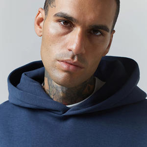 Sweat-shirts pour hommes surdimensionnés de luxe 100% coton 500 g/m², poids lourd, logo personnalisé, pull-over lourd, streetwear pour l'hiver - Product Image 3