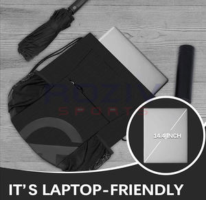 Sac à dos de haute qualité personnalisé en polyester avec fermeture éclair et fermoir, décontracté, sport, utilisation en extérieur, imperméable, doublure en lin, unisexe - Product Image 3