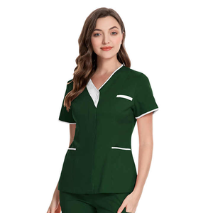 Soins infirmiers médicaux Jogger Scrubs Uniformes Ensembles Femme Top Scrub Costume Tissu Tissé Uniformes D'hôpital - Product Image 1