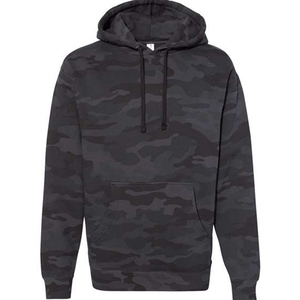 Venta al por mayor Camo Print Independent Trading Co Midweight Sudadera con capucha Sudaderas con capucha - Product Image 1