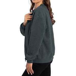 Venta al por mayor de moda de invierno Sherpa chaqueta de lana para las mujeres transpirables chaquetas de las mujeres de Pakistán - Product Image 5