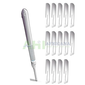 Lames de scalpel manuelles écologiques et durables de haute performance pour la chirurgie générale, certifiées CE - Product Image 1