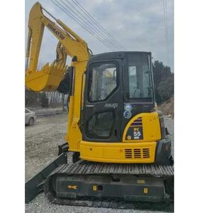 รถขุดมือสอง 5.5 ตัน โคมัตสึ PC 55 MR รถขุดขนาดเล็กมือสองสำหรับขาย - Product Image 1