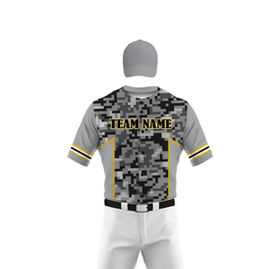 Venta caliente Hombres Uniforme de béisbol Uniforme de diseño de etiqueta privada Etiqueta privada Su propio diseño Conjuntos de Jersey y pantalón de béisbol - Product Image 5