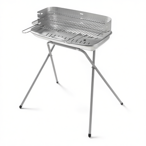 Parrilla Profesional para Barbacoa Carbonella 60 40 con Acabado Gris y Aluminio, Modelo 60400 ALUMINIZED - Product Image 2