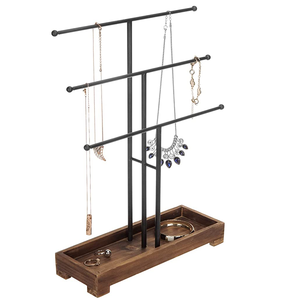 Ooden & and lated etal isplay ewelry tand para tamaño personalizado, precio barato y uso hecho a mano para gran oferta - Product Image 1