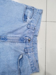 Veste super ample à taille haute, coupe ample décontractée, fermeture éclair, cinq poches, style en toile de cuir de vache légèrement délavée, imperméable, hiver - Product Image 6