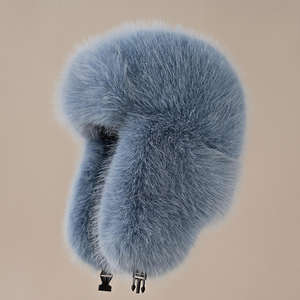 Chapeaux d'aviateur d'hiver, chauds et épais, pour l'extérieur, avec rabat d'oreille, chapeaux de trappeur, chapeaux de fourrure de campagne russe, chapeaux de soldat d'hiver - Product Image 3