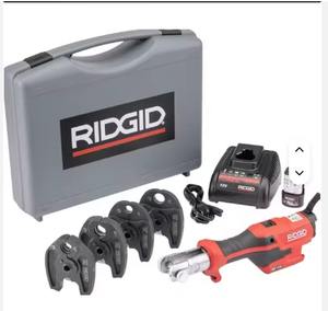 Kit de Herramienta de Prensado Compacta Ridgid 78148 RP 251 Nuevo con Mordazas ProPress y Batería - Product Image 2