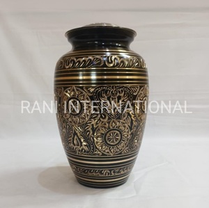 Urna Funeraria de Latón con Acabado Rojo, la Mejor Opción para Guardar Cenizas, Suministros Funerarios, Venta Directa al por Mayor - Product Image 4