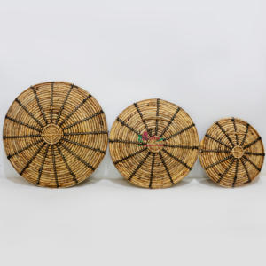 Decoración de jacinto de agua trenzado artesanal Artex Dong Thap para un estilo ecológico y natural para el hogar - Product Image 1