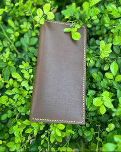 กระเป๋าสตางค์หนังแท้แบบ unisex ป้องกัน RFID ช่องใส่บัตรหลายช่อง 2 ชั้น แบบเปิด-ปิด ยาว 7 นิ้ว ดีไซน์ทันสมัย - Product Image 6