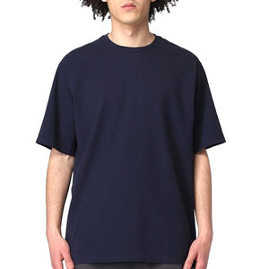 Vente en gros de t-shirts pour hommes 100% coton Design surdimensionné unique avec impression recto et verso personnalisé de haute qualité 240 grammes poids du tissu - Product Image 1