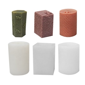 Moule en Silicone 3D Ruche d'Abeille en Gros Moules à Bougies Nid d'Abeille pour Barres de Lotion pour les Mains Cire de Crayons Fondue et Fournitures de Fabrication de Bougies - Product Image 2