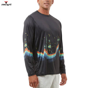 Nouveau design, vêtements de pêche par sublimation, chemises en jersey à manches longues, vêtements élégants, chemise de pêche à manches Lon à séchage rapide - Product Image 4