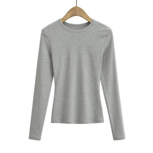 เสื้อยืดแขนสั้นสำหรับผู้หญิงเสื้อยืดผ้าฝ้ายเนื้อนุ่มใส่สบายปรับแต่งได้ตามต้องการสำหรับฤดูหนาว - Product Image 2