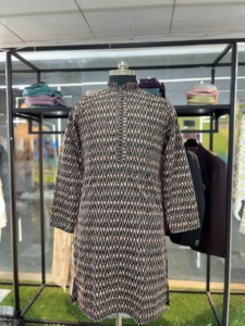 Conjunto de pijama de rayón de algodón Lakhnavi Indian Kurta para hombre, máquina pesada, bordado Shifli, trabajo en relieve - Product Image 5